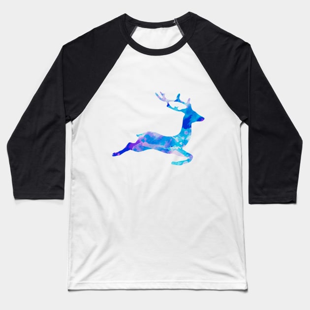 Abstract Deer Baseball T-Shirt by uniqued